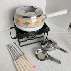 Vintage MCM Fondue Set